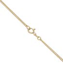 18ct Yellow Gold Patterned Cross Pendant and Chain 22"