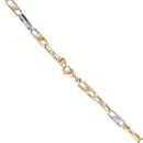 14ct Yellow and White Gold Chain 26"