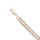 9ct Yellow Gold Curb Bracelet 8"
