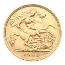 1905 Edward VII Large Head UK Half Sovereign Coin