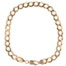 9ct Yellow Gold Curb Bracelet 9"