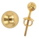 22ct Yellow Gold Ball Stud Earrings
