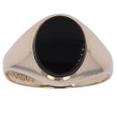 9ct Yellow Gold Onyx Signet Ring