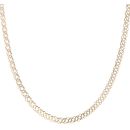 9ct Yellow Gold Double Curb Chain 26"