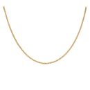 22ct Yellow Gold Flat Milan Chain 18"