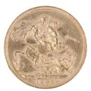 1898 Victoria Old Head UK Full Sovereign Coin