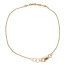 22ct Yellow Gold Five Bead Fancy Bracelet 7"