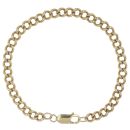 9ct Yellow Gold Curb Bracelet 7.5"