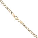 9ct Yellow Gold Double Curb Chain 22"