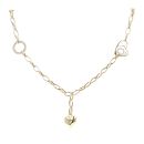14ct Yellow Gold Heart Chain