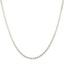 14ct Yellow Gold Flat Marine Figaro Chain 22"