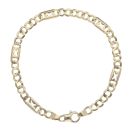 9ct Yellow Gold Fancy Bracelet 7.5"