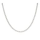 Silver Belcher Chain 20"
