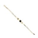 14ct Yellow Gold Cubic Zirconia Infinity 6" ID Bracelet