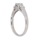 Platinum 0.51ct Brilliant Cut Diamond Trilogy Ring