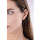9ct White Gold 0.50ct Emerald Cut Lab Grown Diamond Stud Earrings