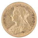 1896 Victoria Old Head Australia Full Sovereign Coin