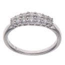 18ct White Gold 0.40ct Brilliant Cut Diamond Cluster Ring
