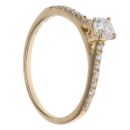 18ct Yellow Gold 0.45ct Brilliant Cut Diamond Solitaire Ring