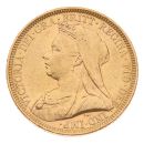 1895 Victoria Old Head Australia Full Sovereign Coin