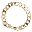 9ct Yellow Gold Curb Bracelet 8.5"