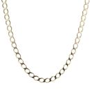 9ct Yellow Gold Curb Chain 22"