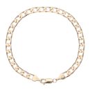 9ct Yellow Gold Curb Bracelet 8"