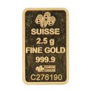2.5g Suisse Ingot Unsealed