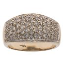9ct Yellow Gold 1.00ct Brilliant Cut Diamond Fancy Ring