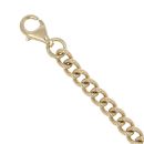 9ct Yellow Gold T-Bar Curb Bracelet 7.5"