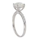 18ct White Gold 3.00ct Brilliant Cut Lab Grown Diamond Solitaire Ring
