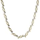18ct Yellow Gold 0.84ct Brilliant Cut Diamond Necklace 18"