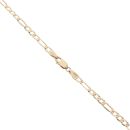 9ct Yellow Gold Figaro Chain 24"