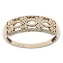 9ct Yellow Gold Patterned Celtic Signet Ring
