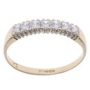 9ct Yellow Gold Cubic Zirconia Eternity Ring