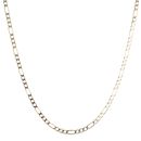 9ct Yellow Gold Figaro Chain 24"