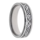 Unique & Co Tungsten Black Carbon Fibre Wedding Ring