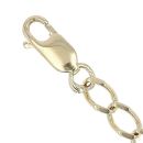 9ct Yellow Gold Curb Bracelet 7.5"
