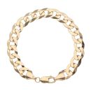 9ct Yellow Gold Curb Bracelet 8"