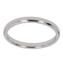 18ct White Gold Wedding Band 2mm