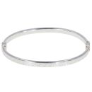 Silver Greek Key Bangle By Icesia