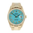 Rolex Custom Datejust Pre Owned Watch Ref 16018
