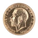 1912 George V Large Head UK Full Sovereign Coin