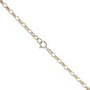 9ct Yellow Gold Crucifix and Belcher Chain 20"