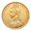 1892 Victoria Jubilee Head UK Half Sovereign Coin