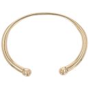 9ct Yellow Gold Plain Torque Bangle
