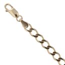 9ct Yellow Gold Curb Bracelet 8"