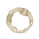 14ct Yellow Gold Fancy Bracelet 8.5"