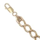 9ct Yellow Gold Curb Bracelet 9"