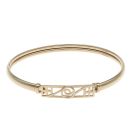 9ct Yellow Gold Rennie Mac Hinged Bangle